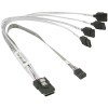 Кабель Supermicro MiniSAS - 4 SATA CBL-0118L-03 (0.25 м, белый)